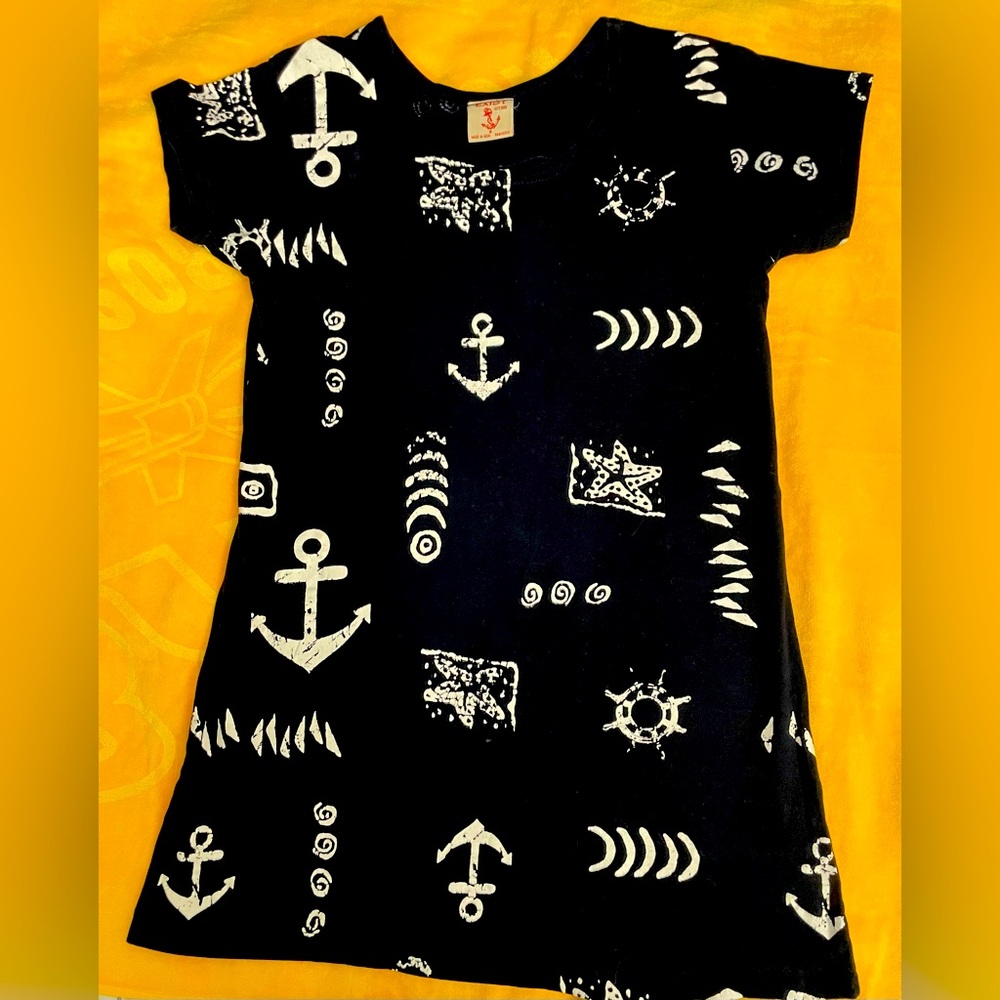 Exist Nautical print Women’s T-shirt Dress Sz.S
